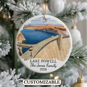 De Cerámica Adorno Personalizado del Lago Powell, Utah Persona