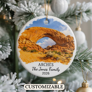 De Cerámica Adorno personalizado del Parque Nacional Arches, U