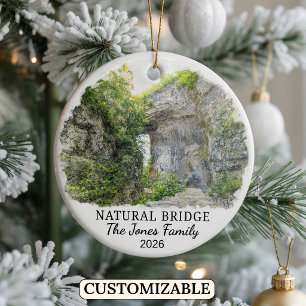 De Cerámica Adorno Personalizado del Puente Natural, Virginia