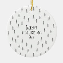 Adorno personalizado minimalista boho para bebé
