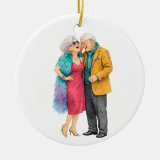 De Cerámica Adorno personalizado para aniversario número 50