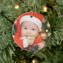 Adorno Personalizado para el Primer Navidad del Be