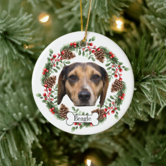 De Cerámica Adorno personalizado para mascotas con perro beagl