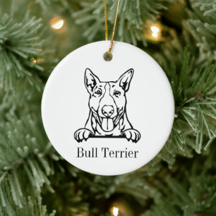 De Cerámica Adorno personalizado para mascotas con perro Bull 