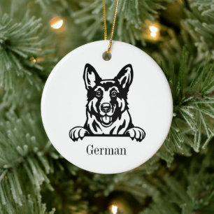 De Cerámica Adorno personalizado para mascotas perro pastor al