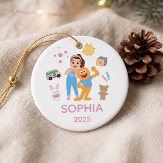 De Cerámica Adorno personalizado para niños pequeños, adorno d