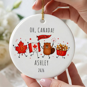 De Cerámica Adorno personalizado para viaje a Oh Canadá