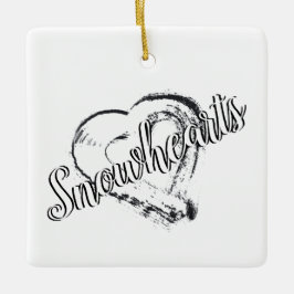 De Cerámica Adorno Snowheart Moonhearts
