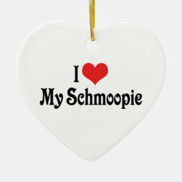 De Cerámica Adoro mi adorno Schmoopie