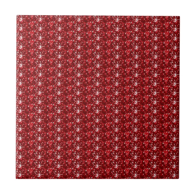 De Cerámica Azulejo Brillo Rojo Oscuro (Frente)