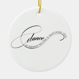 De Cerámica Bailar como uno ve adorno