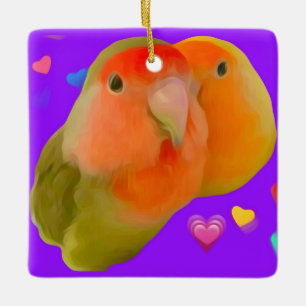 De Cerámica Cepa cutícula colgante adorno cuadrado