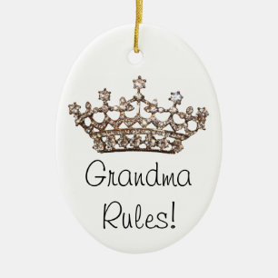 De Cerámica "¡La abuela manda!" Adorno
