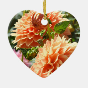 De Cerámica Madre e Hija! Adorno Colgante Dahlias