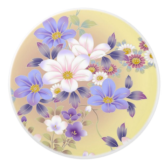 De Cerámica Pomo cerámico/floral (Anverso)