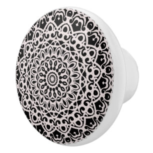 De Cerámica Pomo cerámico Tribal Mandala G385