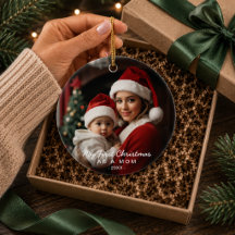 Primer Navidad como Mamá Foto Adorno