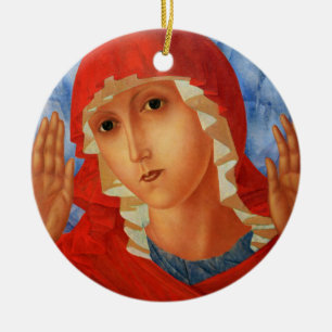 De Cerámica Theotokos Adorno