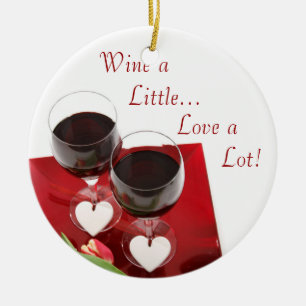 De Cerámica Vino un poco... ¡Me encanta mucho! Adorno