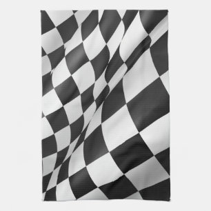 De Cocina Bandera a cuadros 16" del paño x 24"