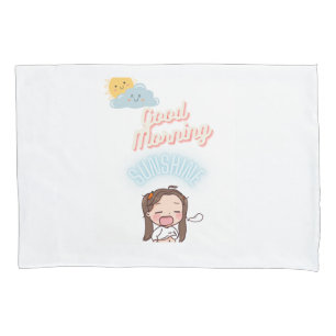 De Cojín Buen día Sunshine funda Pillow Tamaño estándar
