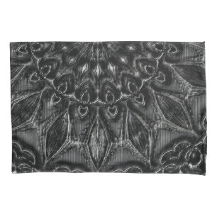 De Cojín Funda Charcarbón Mandala Pillow