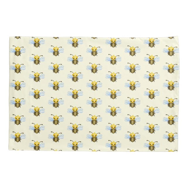 De Cojín Funda Cute Queen Bee Pillow (Reverso)