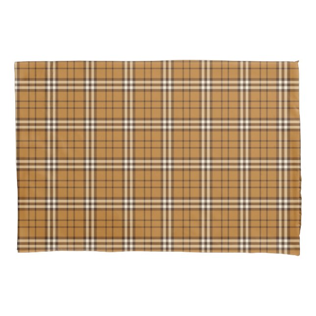 De Cojín Funda Gold Tartan Pillow (Anverso)