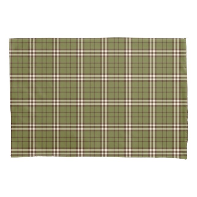 De Cojín Funda Green Tartán Pillow (Anverso)