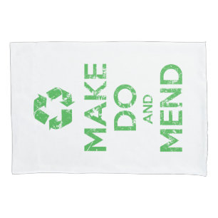 De Cojín Funda Make Do y Mend Pillow