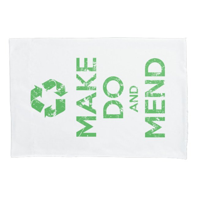 De Cojín Funda Make Do y Mend Pillow (Anverso)