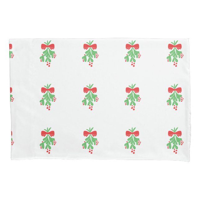 DE COJÍN MISTLETOE GALORE PILLOW FUNDA PAIR (Anverso-izquierdo)