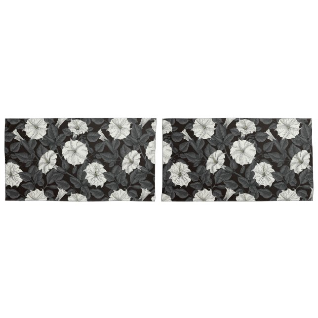 De Cojín Moonflowers Pillow Funda (Anverso - Set)