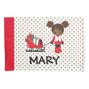 De Cojín Navidades Funda Chica afroamericano