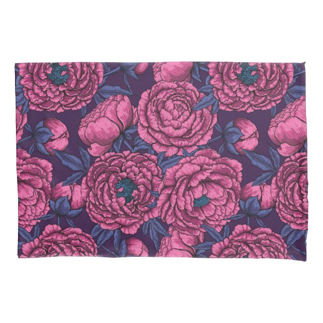De Cojín Peonies Pillow Funda (Anverso-izquierdo)