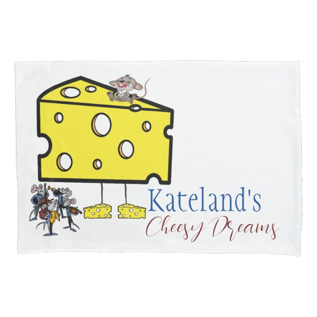 De Cojín Pillow Funda Cheesy Dreams Music (Anverso)