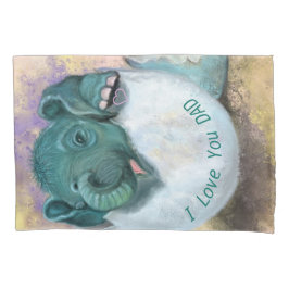 De Cojín Te Amo Papá Funda Pillow Elephant Hatant