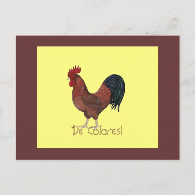 ¡De Colores! Postal (Anverso)
