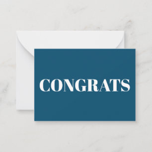 De Consejos Felicitaciones, tarjeta blanca azul verde azulada