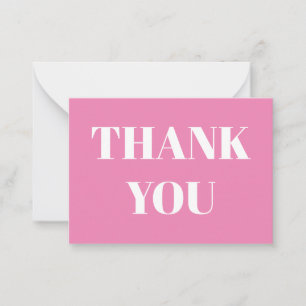 De Consejos Gracias, gracias, tarjeta blanca rosa