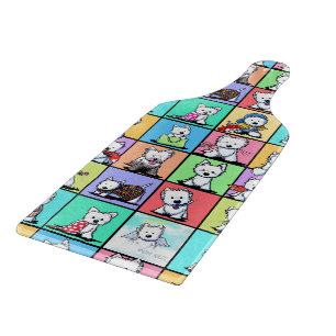 De Cortar Tabla conmemorativa KiniArt Westie