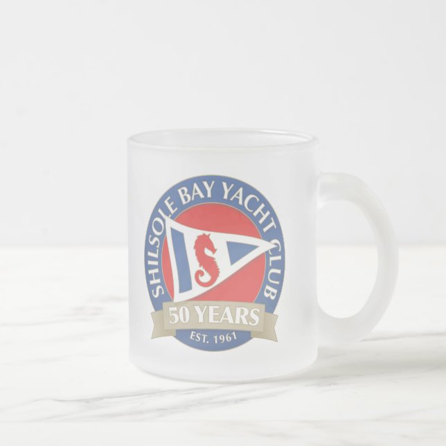 De Cristal Esmerilado 50.o Taza helada (Derecha)