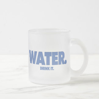 De Cristal Esmerilado Agua - bébala. Taza