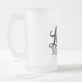 De Cristal Esmerilado Amor En Una Taza