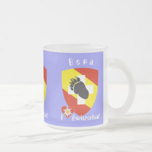 De Cristal Esmerilado Berna bernesa Bernesa Suiza Suisse taza