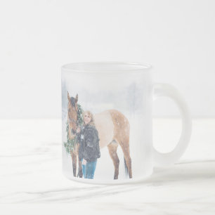 De Cristal Esmerilado Cindy y taza irlandesa