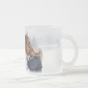 De Cristal Esmerilado Cindy y taza irlandesa - diseño B
