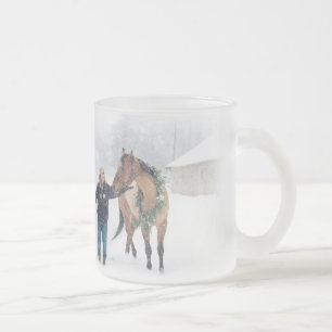 De Cristal Esmerilado Cindy y taza irlandesa - diseño C