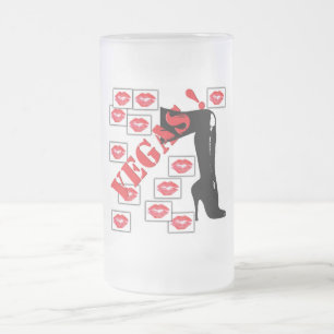 De Cristal Esmerilado Custom design heló la taza