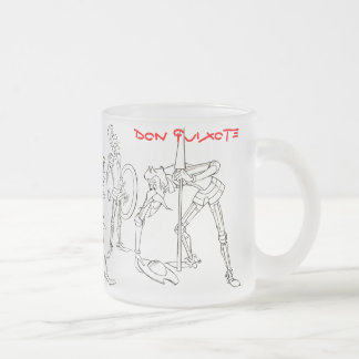 De Cristal Esmerilado DON QUIJOTE - taza - Taza